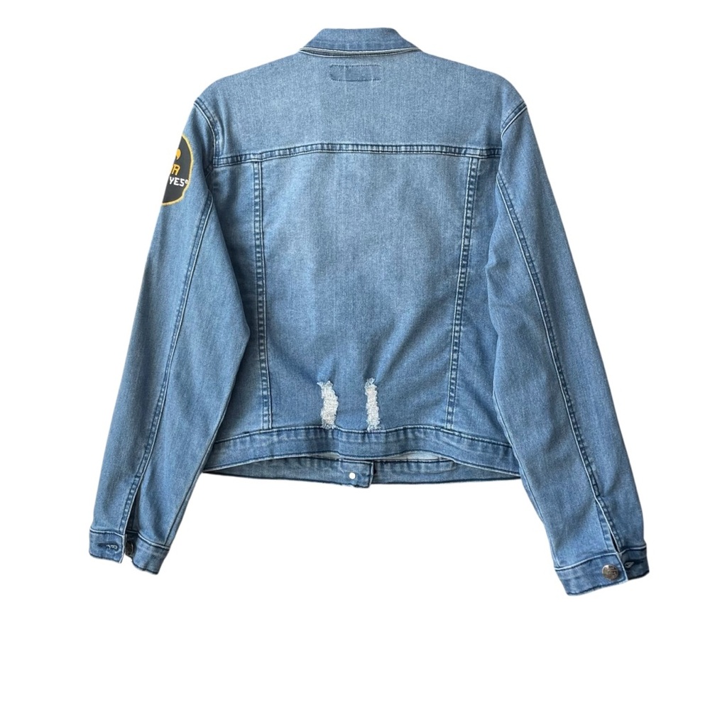 Iowa Hawkeyes Denim Jacket - Picture 2 of 4